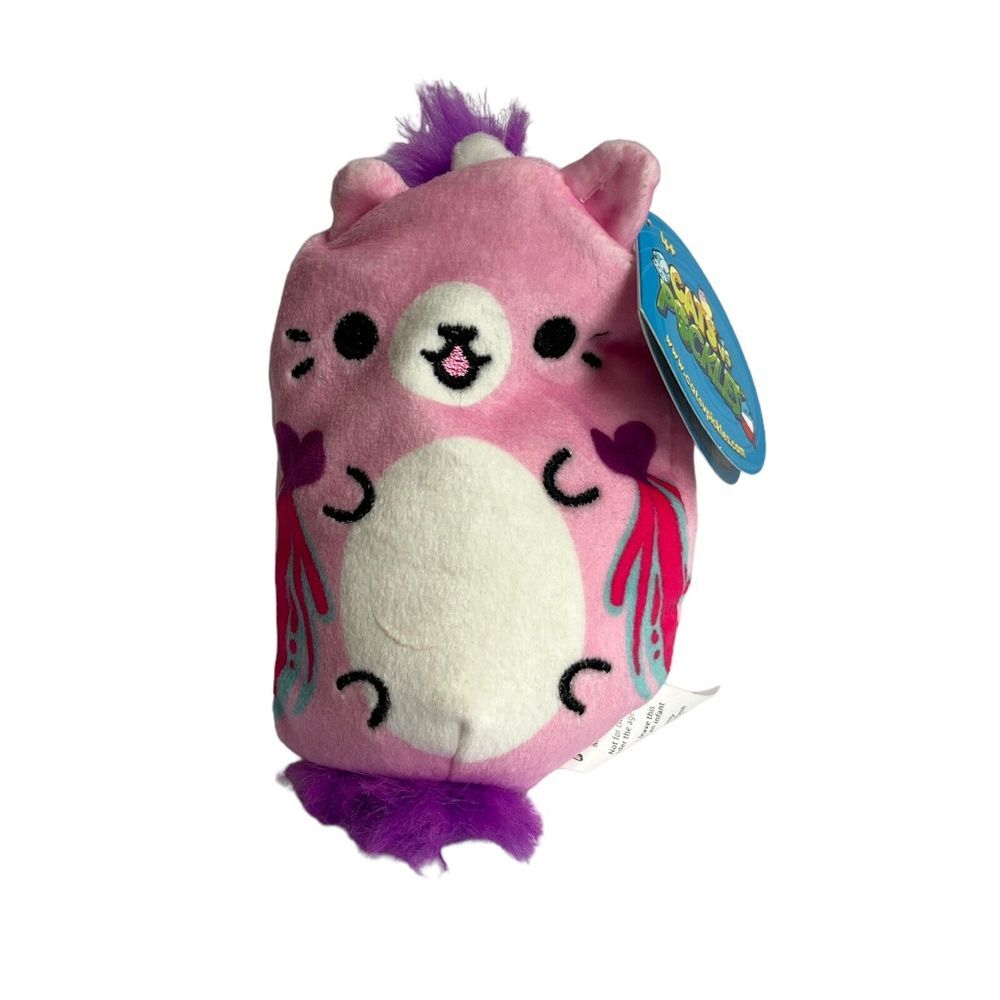 Cats vs Pickles Twinkle‎ Starlight #164 Pink Unicorn Plush NEW 4"